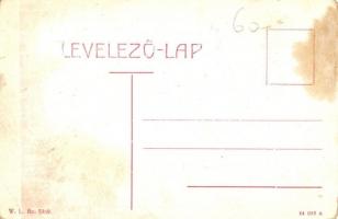 Dobsina, Dobschau, Dobsiná; Téli utca, templom, lovaskocsi, gyerekek. W. L. Bp. 5989. / Winter Gasse...