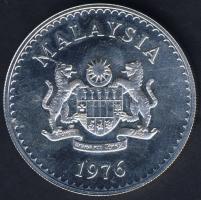 Malajzia 1976. 25R Ag "Szarvcsőrű madár" T:BU R!