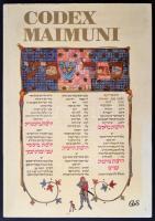 Codex Maimuni. Moses Maimonides Code of Law. The Illuminated Pages of the Kaufmann Mishneh Torah. 1984, Corvina. Kiadói egészvászon kötés, papír védőborítóval, jó állapotban.