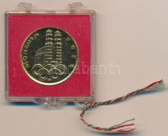 Csúcs Viktória (1934-1993) 1972. München Olimpia aranyozott fém emlékérem (32mm) T:1-