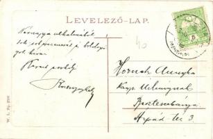 Jolsva, Jelsava; Takarékpénztár, Belics János üzlete. W. L. Bp. 2596. / savings bank, shop