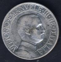 Olaszország 1913. 1L Ag T:3- kis ph