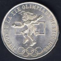 Mexikó 1968. 25P Ag "Olimpia" T:2