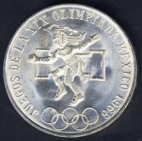 Mexikó 1968. 25P Ag "Olimpia" T:2