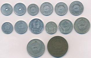 Mongólia 1959-1977. 1m-1T (14x) T:2
Mongolia 1959-1977. 1 Mongo - 1 Tugrik (14x) C:XF