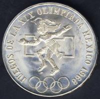 Mexikó 1968. 25P Ag "Olimpia" T:2