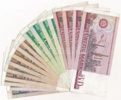 NDK 1975. 5M (2x) + 1971. 10M (7x) + 1975. 20M (4x) + 1971. 50M (4x) T:III 
GDR 1975. 5 Mark (2x) +...