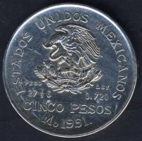 Mexikó 1951. 5P Ag T:2