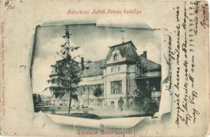 ~1900 Bátorkeszi, Bátorove Kosihy, Kesy; Kobek István kastélya. Kiadja Strausz Ármin / castle (kis szakadás / small tear)