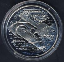 Gibraltár 1993. 2.8Ecu "Euro Tunnel" T:BU