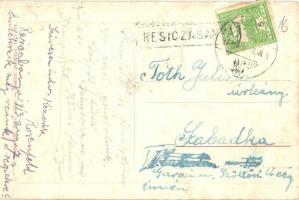 Resicabánya, Resita; látkép, fűrésztelep. W. L. Bp. 137. / general view, sawmill (fa)