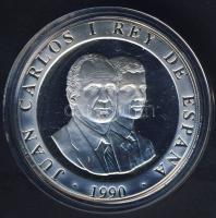 Spanyolország 1990. 2000P Ag "Olimpia-Régi hajó" T:PP