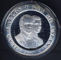 Spanyolország 1991. 2000P Ag "Olimpia-Zászló, láng, ötkarika" T:PP