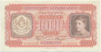Bulgária 1943. 1000L replika T:I Bulgaria 1943. 1000 Leva replica C:UNC