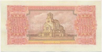 Bulgária 1943. 1000L replika T:I
Bulgaria 1943. 1000 Leva replica C:UNC