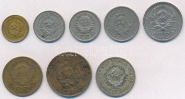 Szovjetunió 1925-1938. 1k-20k (8xklf) közte 1925. 20k Ag T:2,2-
Soviet Union 1925-1938. 1 Kopek - 2...