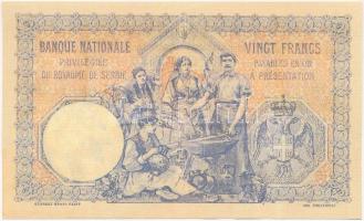 Szerbia 1905. 20D replika T:I
Serbia 1905. 20 Dinara replica C:UNC