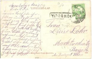 Zsombolya, Hatzfeld, Jimbolia; Deák Ferenc utca, Bundy Ferenc üzlete. W. L. Bp. 6645. Bundy Ferenc s...