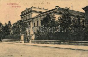 Csíkszereda, Miercurea Ciuc; Megyeháza. W. L. 1794. Kiadja Szvoboda Miklós / county hall (EK)