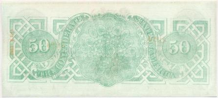 Amerikai Konföderációs Államok / Virginia / Richmond 1863. 50$ replika T:I,I-
The Confederate State...