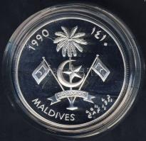 Maldív-szigetek 1990. 250R Ag "Olimpia-Úszás" T:PP