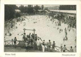 Budapest III. Római Part, Hungária strand, Foto Klára (fa)