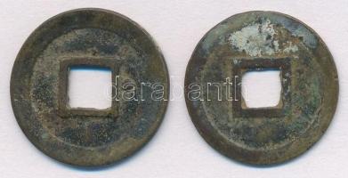 Vietnam ~1800-1883. Phan öntött rézpénz (2x) T:2-,3
Viet Nam ~1800-1883. Phan cast copper alloys (2...
