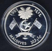 Maldív-szigetek 1993. 250R Ag "Vitorlás" T:PP