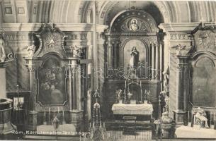 Ipolyság, Sahy; Római katolikus templom, belső, oltár. Kiadja Polgár J. / Catholic church, interior with altar (EK)