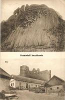 Sátorosbánya, Siatorská Bukovinka; Somoskői vár, Bazaltesés / Hrad Somoska / castle ruins, basalt waterfall (EK)