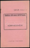 1911 A Cibakházai Motormalom Részvénytársaság könyvecskéje, 1911-1942 közti bejegyzésekkel, szép állapotban