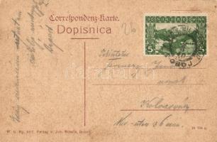 Doboj, Denkmal der Gefallenen des Inf. Reg. No. 8. im Jahre 1878 / military heroes monument. W. L. B...