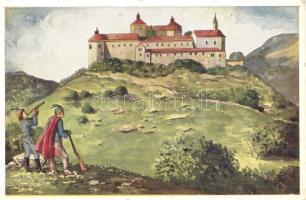 Krasznahorkaváralja, Krásnohorské Podhradie; Vár / castle, 'Krasznahorka' So. Stpl. (EK)