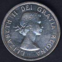 Kanada 1958. 1$ Ag "Totemoszlop" T:2