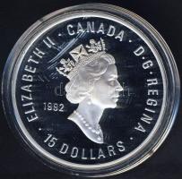 Kanada 1992. 15$ Ag "Olimpia-Edzés" T:PP