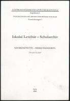 Iskolai Levéltár - Schularchiv. Szerk.: Horváth Richárd. Győr, 2003, Győri Egyházmegyei Levéltár. Megjelent 150 példányban. Papírkötésben, jó állapotban.