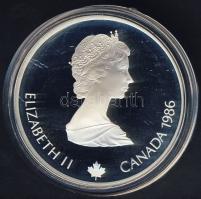 Kanada 1986. 20$ Ag "Téli olimpia-síelés" T:PP