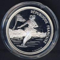 Franciaország 1989. 100Fr Ag "Téli olimpia-jégkorcsolya" T:PP