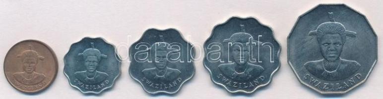 Szváziföld 1986. 1c-50c (5xklf) T:1-
Swaziland 1986. 1 Cent - 50 Cents (5xdiff) C:AU