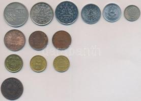 13db-os vegyes nepáli fémpénz tétel T:1-,2,2-
13pcs of various Nepalese metal coins C:AU,XF,VF