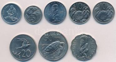 Cook-szigetek 1979-2003. 1c-1$ (8xklf) T:1- Cook Islands 1979-2003. 1 Cent - 1 Dollar (8xdiff) C:AU