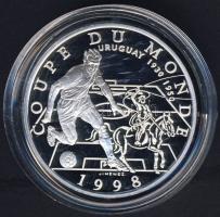 Franciaország 1996. 10Fr Ag "Labdarúgó VB" T:PP