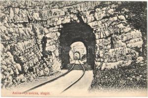 Oravica-Anina, Oravita-Anina; alagút. Kiadja Scheitzner Ig. / railway tunnel