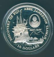Fiji 1993. 10$ Ag "Fiji felfedezése" T:PP