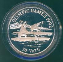 Vanuatu 1992. 50V Ag "Olimpia-kenu" T:PP