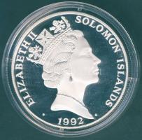 Salamon szigetek 1992. 10$ Ag "Olimpia-boksz" T:PP