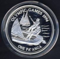 Tonga 1992. 1P Ag "Olimpia-vitorlázás" T:PP