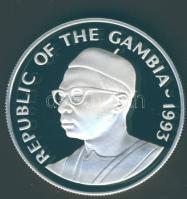 Gambia 1993. 20D Ag "Olimpia-bírkózás" T:PP