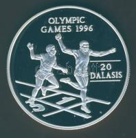 Gambia 1994. 20D Ag "Olimpia-futás" T:PP