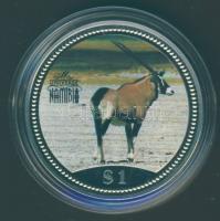 Namíbia 1995. 1$ multikolor "Miss Universe-gazella" T:1
